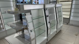 Dual Sided Retail Display Gondola x 2