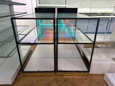 3 Tier Glass Display Unit x 2