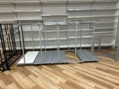 Glass Top Display Rails x 5