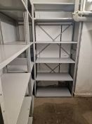 Store Room of Metal Shelving