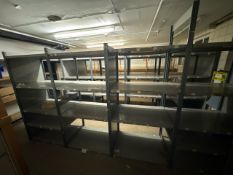 12 Bays of Metal Shelving