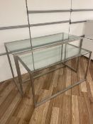 Glass Display Table x 2