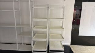 A-Frame Display Shelves x 2