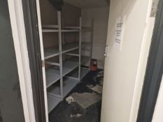 Store Room Metal Shelving - 6 Runs of Shelving