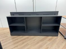 Grey Display Unit With Concealed Power Sockets