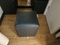 Black Cube Foot Stool x7