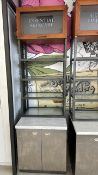 Metal & Marble Display Shelves x3