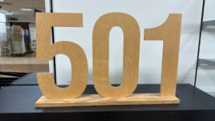 Levi‚Äôs Wood 501 Sign