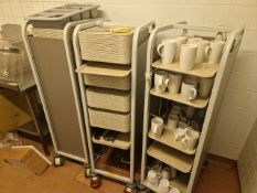 Serving Tray Trolleys x3