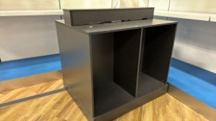 Grey Wood Display Unit