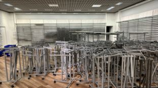 Job Lot Of Metal Hanging Rails & Bars