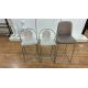 Set Of 3 Faux Leather Stools - Image 2 of 3