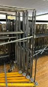 Industrial Z Shape Hanging Rail x 5