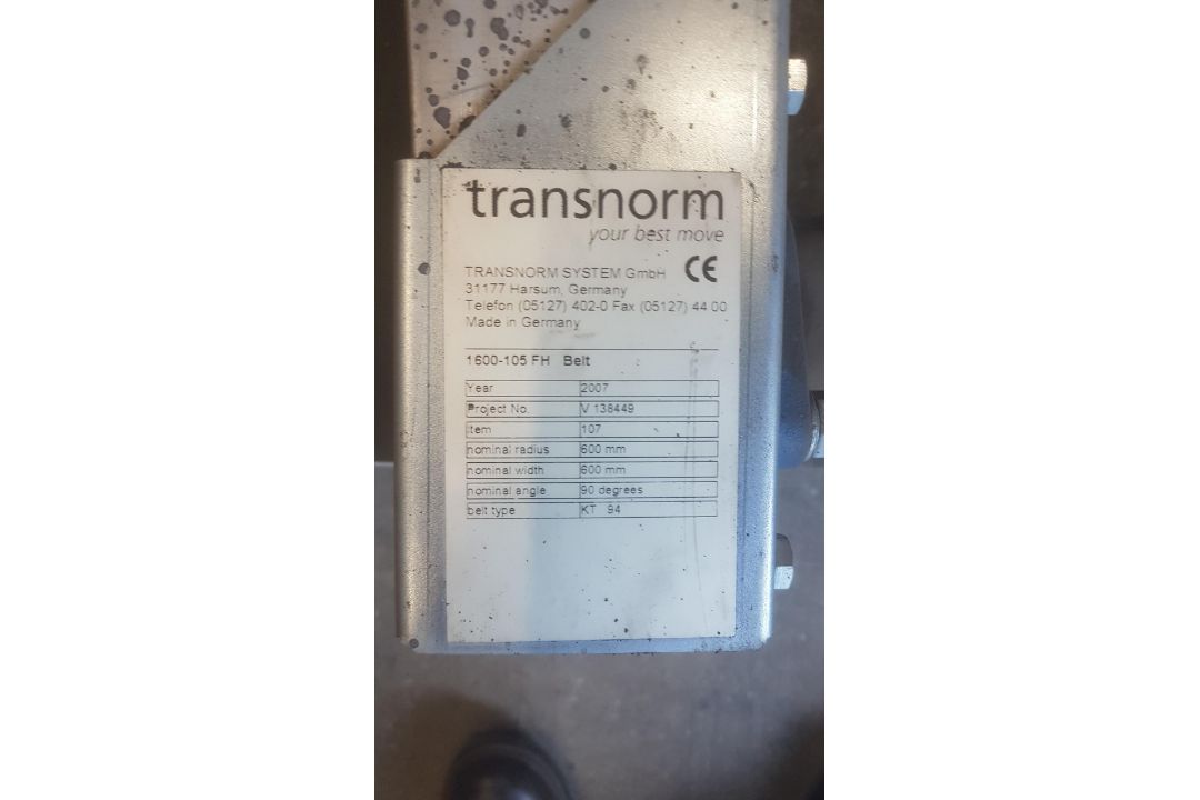 5 x TRANSNORM FH Belt Units (2 x 90 Degrees & 3 x 45 Degrees) NO RESERVE - Image 2 of 3