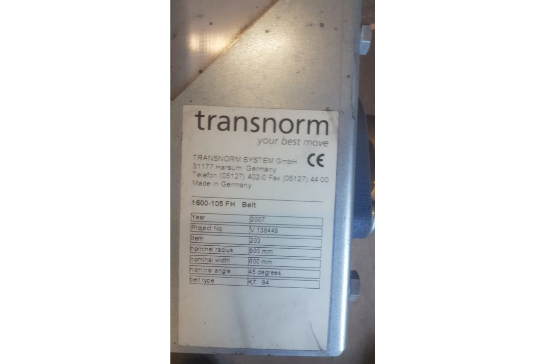 5 x TRANSNORM FH Belt Units (2 x 90 Degrees & 3 x 45 Degrees) NO RESERVE - Image 3 of 3