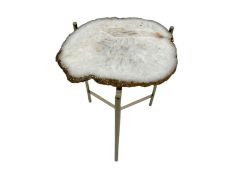 AMARA Agate Crystal Top Side Table