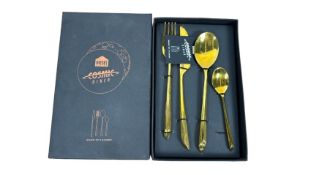 Diesel Cosmic Diner Gold Cutlery Set