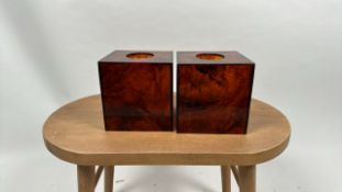 Amara Design Set of 2 Amber Tissue Boxes