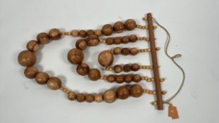 Global Explorer Wooden Bead Wall Art