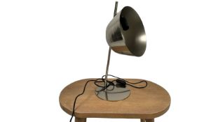 Amara Silver Metal Table Lamp