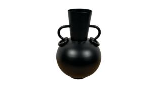 Amara Design Black Metal Urn Vase