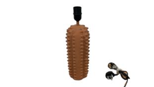 Ceramic Spiked Table Lamp