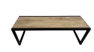 Retreat Metal Frame Bench