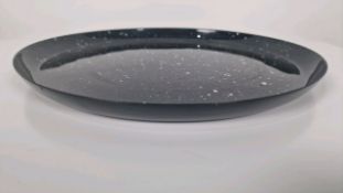 Black Metal Decorative Plate