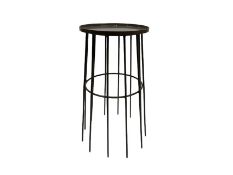 Grey Metal Side Table