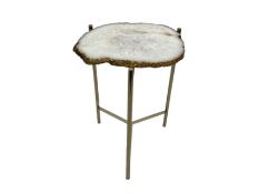 AMARA Agate Crystal Top Side Table