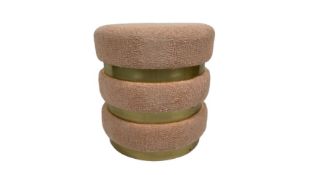 Gold & Pink Stool