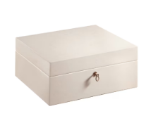 Agresti IL Cofanetto White Jewellery Box / Chest Missing Key