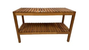 Wooden Shoe Rack