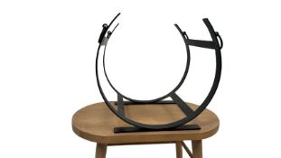 Black Metal Log Holder