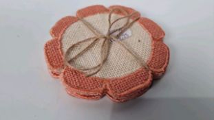 Hessian Coasters