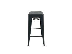 Grey Metal Bar Stool