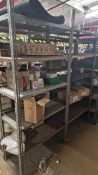 Machine Parts And 3 Runs of Shelving - NO RESERVE