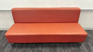 6 x Leather Effect Sofa