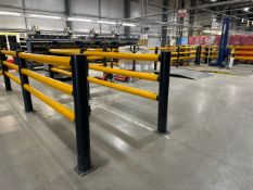 A-Safe Safety Barrier With Gate Yellow & Black Pla