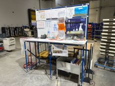 Blue Tril Logic Desk