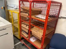 Mobile Cage Storage Units x2