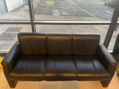 Pair Of Black Sofas