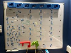 Large Whiteboard With Calendar Print