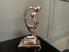 Nickel Devotion To Love Modern Art Statue