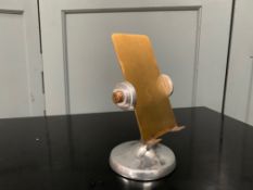 Nickel And Brass Designer Iphone Desk Holder