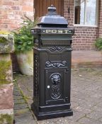New Aluminium Black Mail Box
