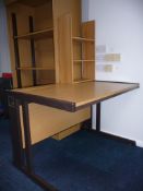 3' Oak Desk with CM
