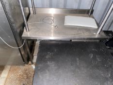Mobile Stainless Steel Preparation Table