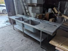 Double Stainless Steel Sink
