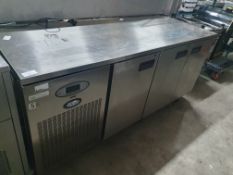 Foster 3 Door Prep Top Fridge